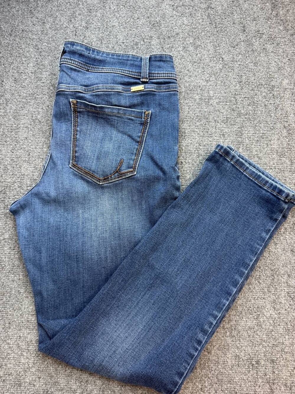 INC Denim Women’s Size 14 Skinny Leg Regular Fit Blue Stretch Jeans